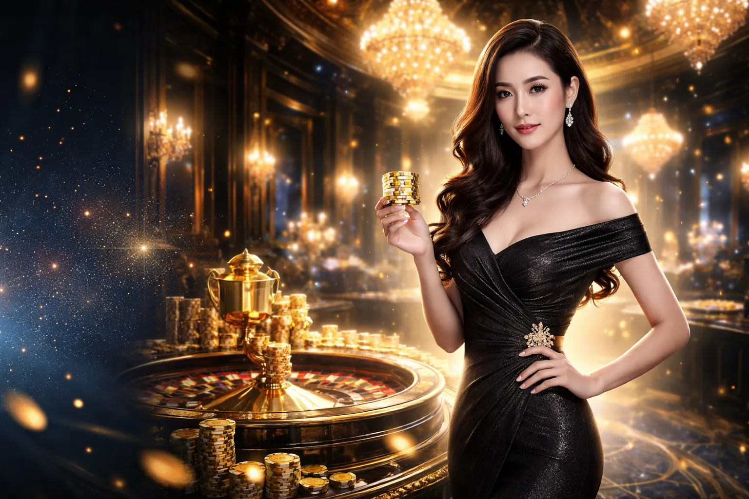 Hình nền 1xBet với các môn thể thao và casino trực tuyến